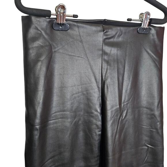 Joie Black High-Waisted Faux Leather Leggings - Picture 5 of 9